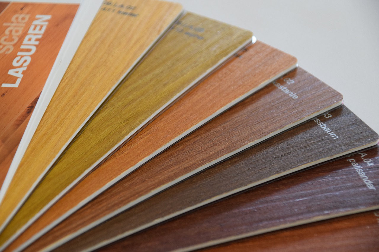 Farbkarte Lasur Lack Farbfächer