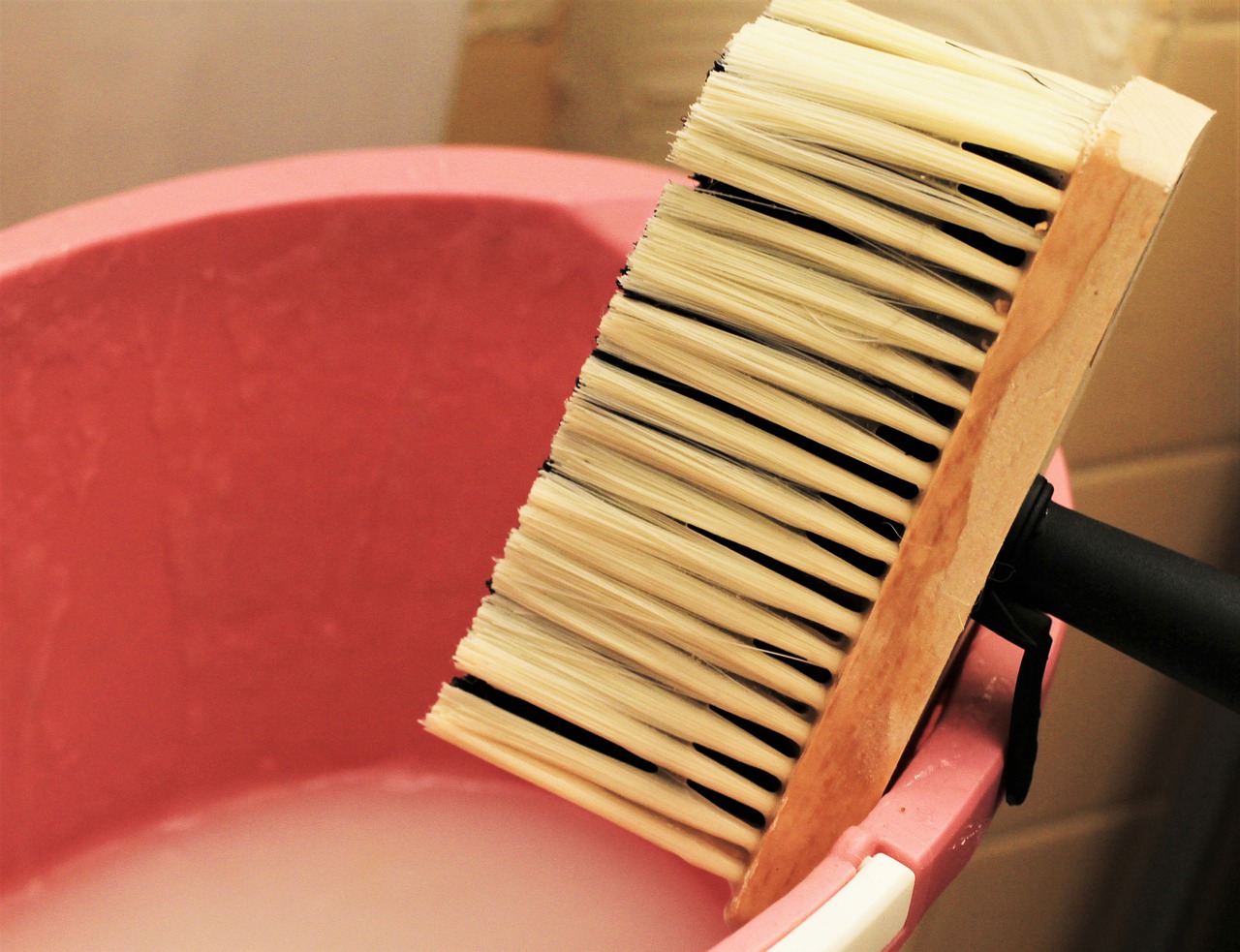 Kleister Tapete Tapezieren Eimer Pinsel